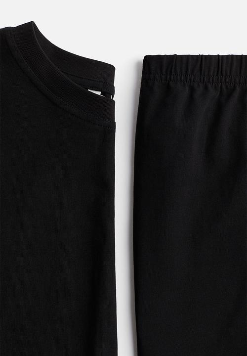 H&M - Mama 2-piece top and skirt set - black