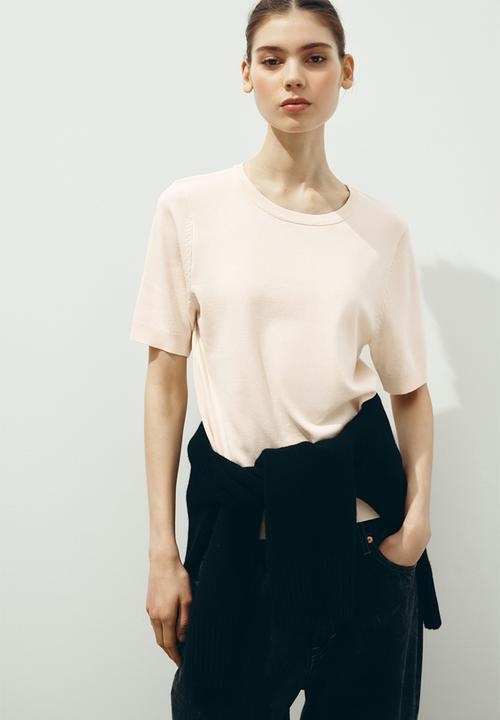 H&M - Fine-knit top - cream