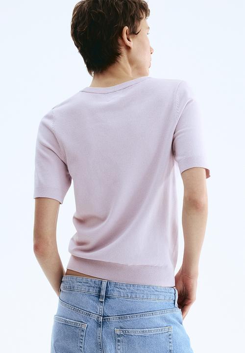 H&M - Fine-knit top - lilac