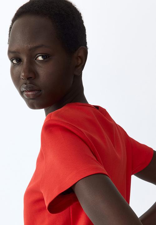 H&M - Cotton T-shirt - red