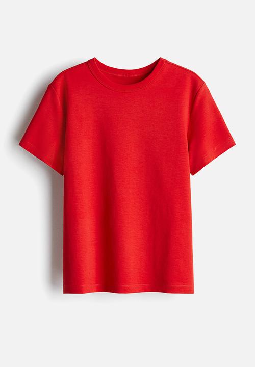 H&M - Cotton T-shirt - red