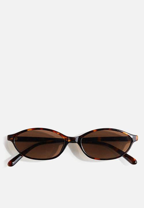 H&M - Oval sunglasses - brown/tortoiseshell pattern