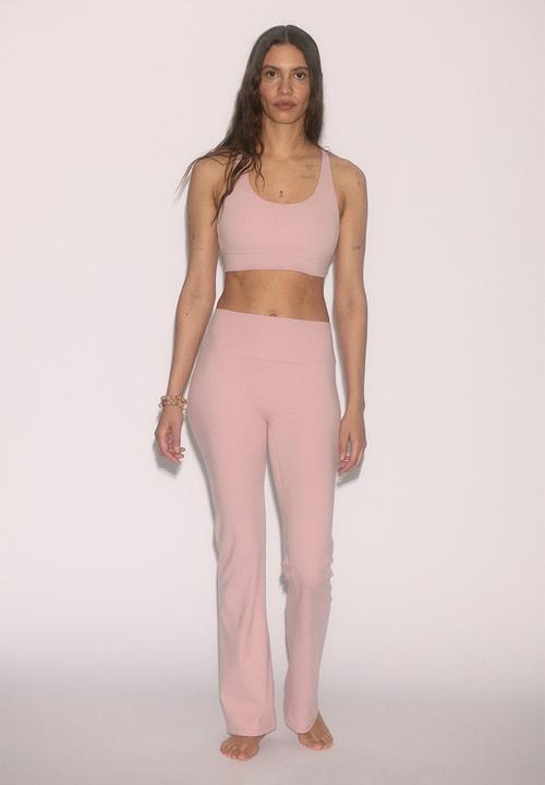 H&M - Medium support sports bra with softmove™ - mid blush pink