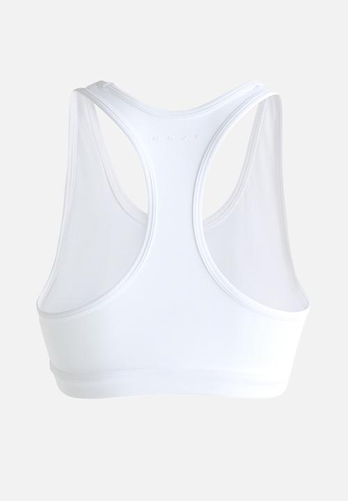 H&M - Medium support sports bra with softmove™ - white