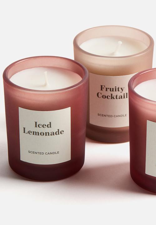H&M - Gift-boxed 3-pack scented candles - citrus collection