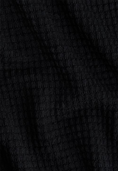 H&M - Batwing-sleeved jersey top - black