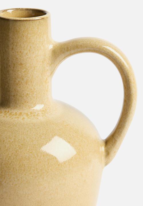 H&M - Large terracotta vase - beige