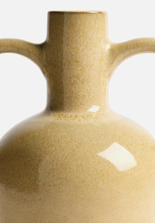 H&M - Large terracotta vase - beige