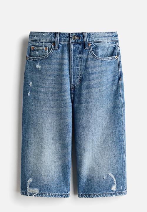 H&M - Denim bermuda shorts - light denim blue