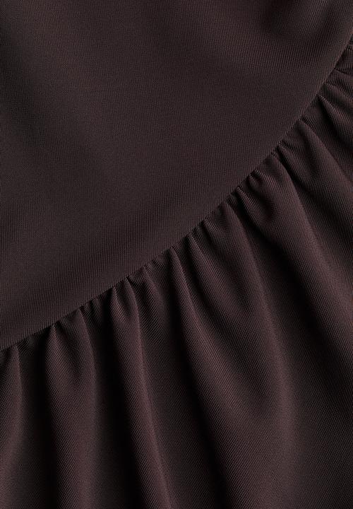H&M - Draped thong body - dark brown