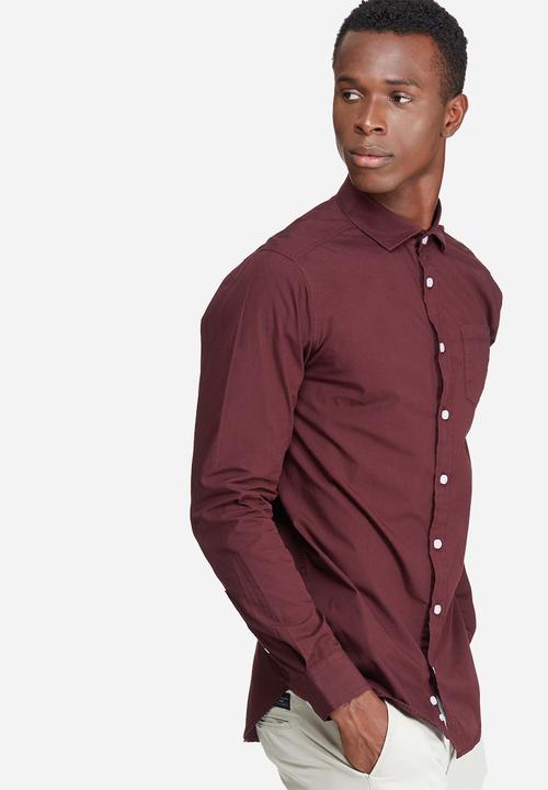 basicthread - Slim Fit Poplin shirt