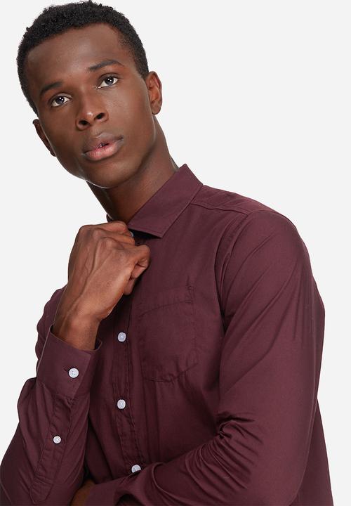 basicthread - Slim Fit Poplin shirt