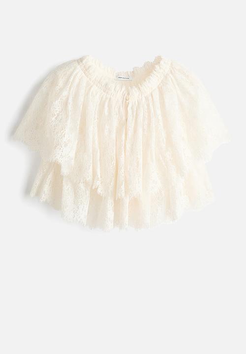 H&M - Lace top - white