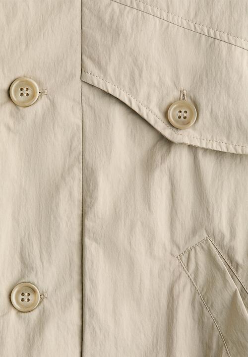 H&M - Sleeveless utility shirt - beige