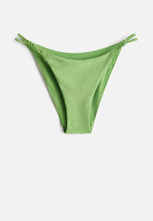 H&M - Cheeky tanga bikini bottoms - green