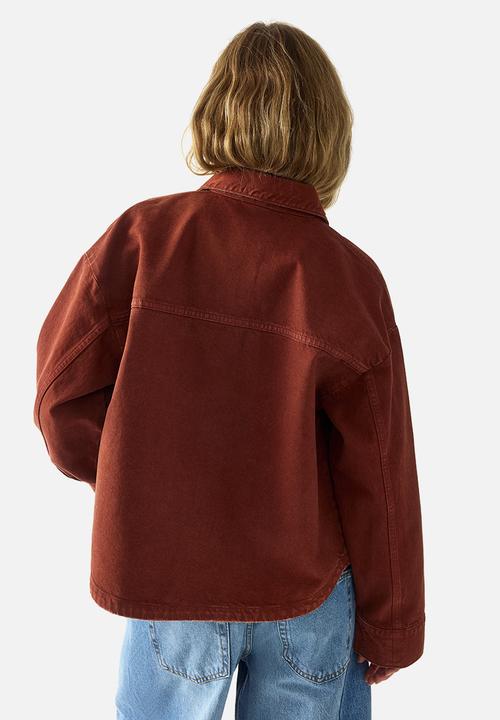 H&M - Twill shacket - rust brown