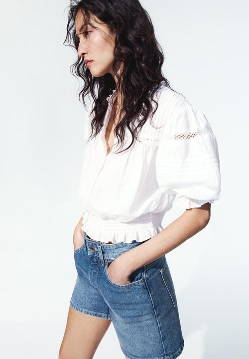 H&M - Denim shorts - denim blue