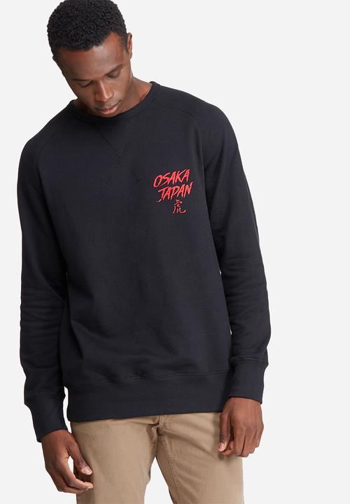 basicthread - Graphic pullover crew sweat