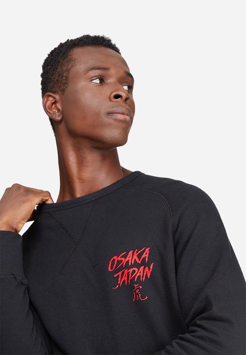 basicthread - Graphic pullover crew sweat