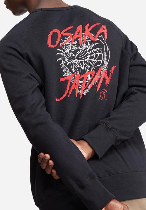 basicthread - Graphic pullover crew sweat