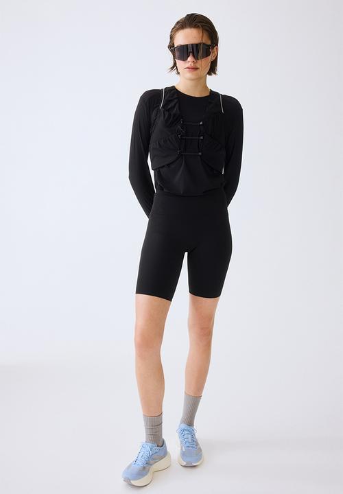 H&M - Running cycling shorts with shapemove™ - black