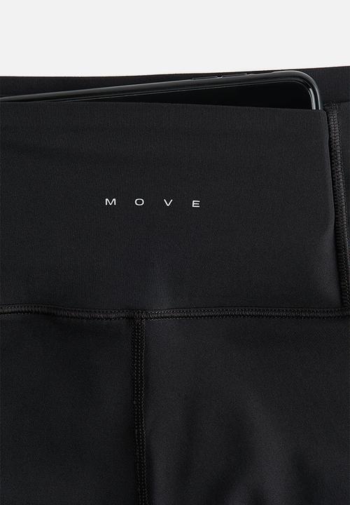 H&M - Running cycling shorts with shapemove™ - black