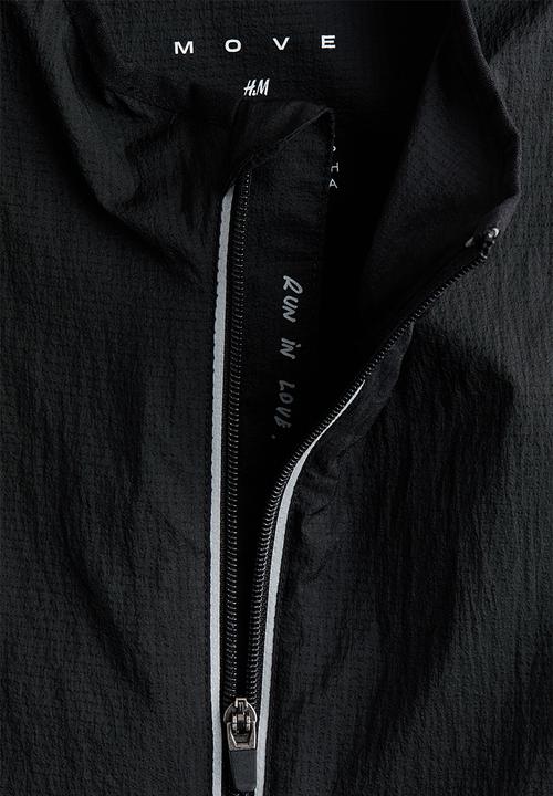 H&M - Lightweight running jacket with drymove™ - black