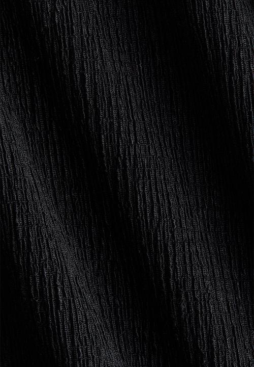 H&M - Wide gathered-waist trousers - black