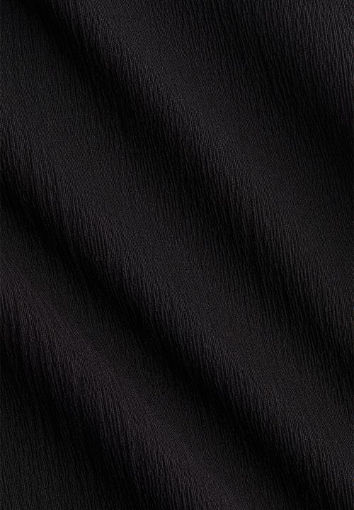 H&M - Ruched jersey top - black