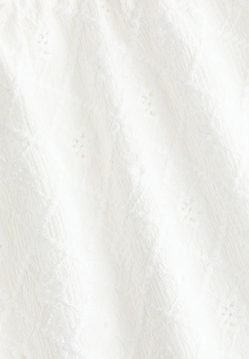 H&M - Pointelle jersey blouse - white