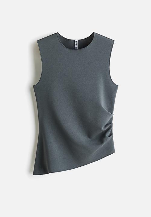 H&M - Asymmetric top - grey