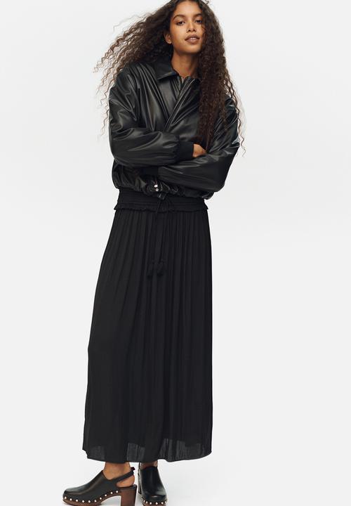 H&M - Tasseled maxi skirt - black