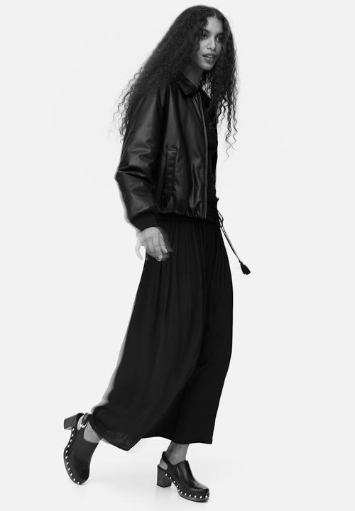 H&M - Tasseled maxi skirt - black