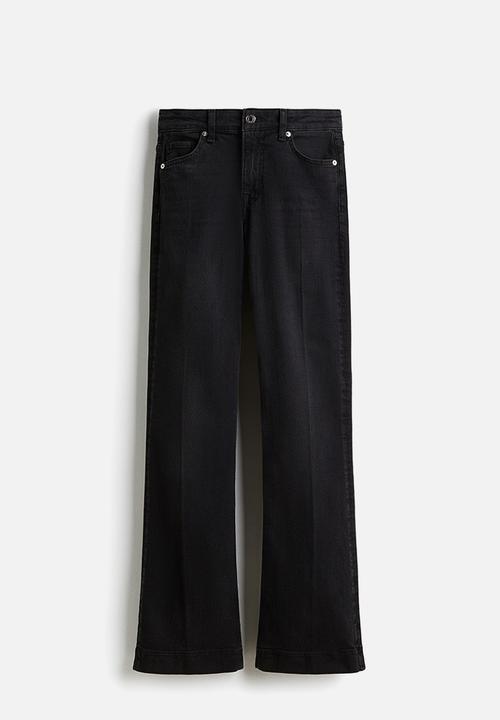 H&M - Bootcut regular jeans - black