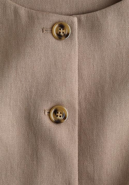 H&M - Waistcoat - dark beige