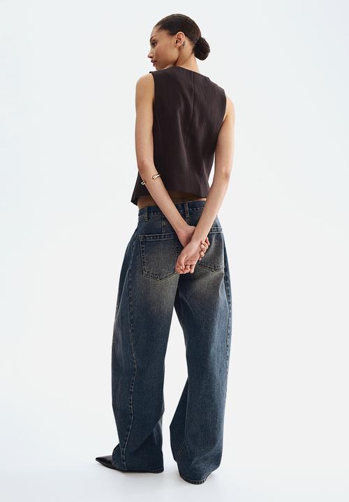 H&M - Waistcoat - dark brown