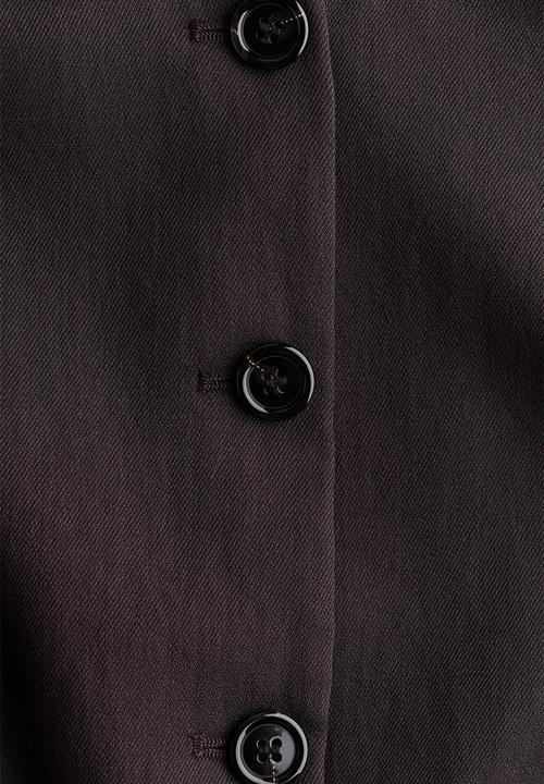 H&M - Waistcoat - dark brown