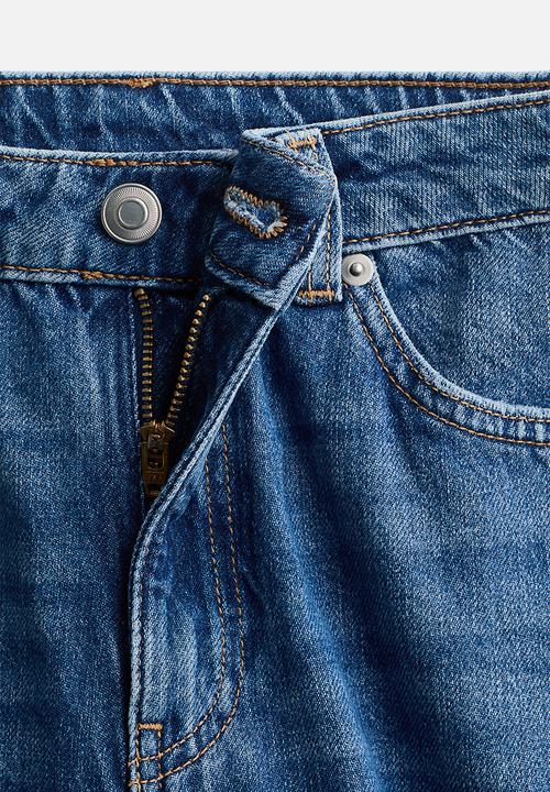 H&M - Flared high waist jeans - denim blue