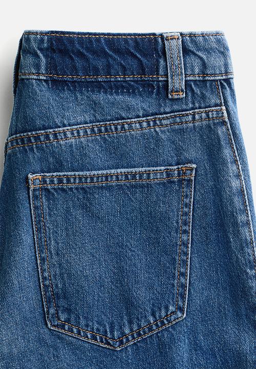 H&M - Flared high waist jeans - denim blue