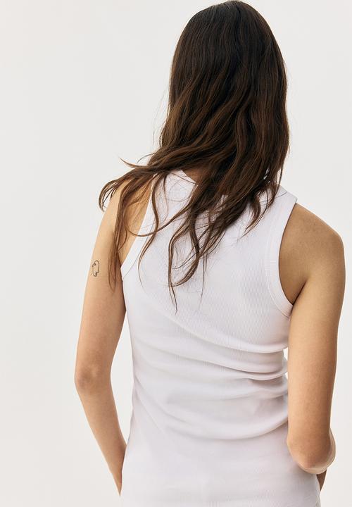 H&M - Mama ribbed vest top - white