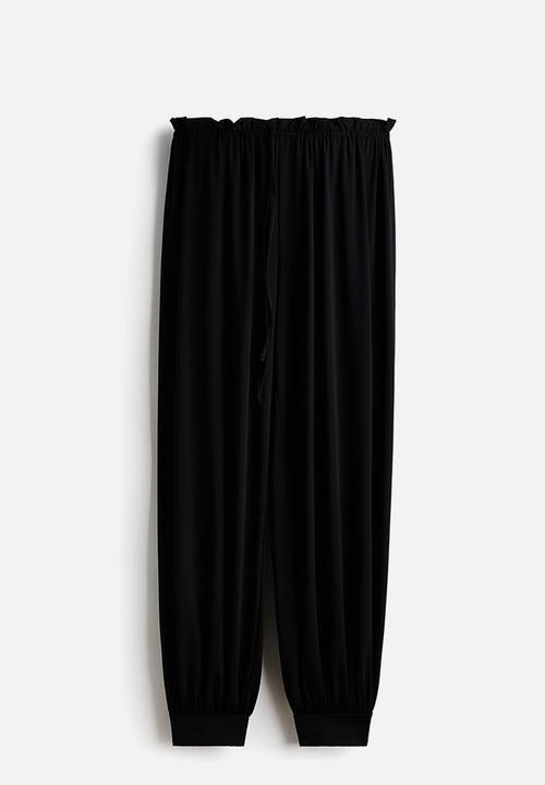 H&M - Jersey balloon trousers - black