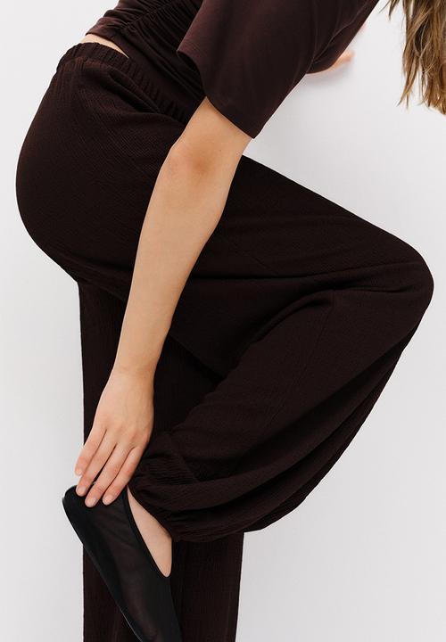 H&M - Balloon trousers - dark brown
