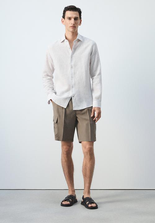 MANGO - Shirt Tucanr - Whiite