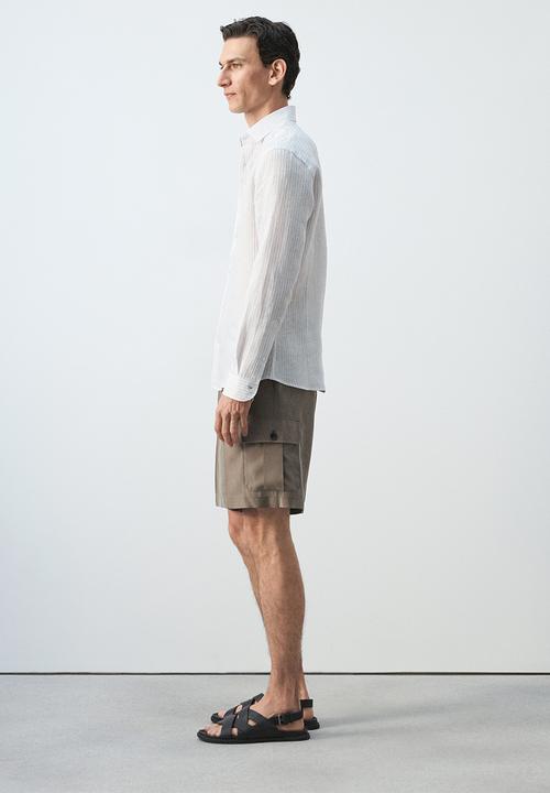 MANGO - Shirt Tucanr - Whiite