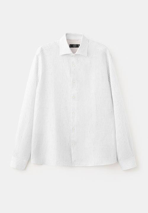 MANGO - Shirt Tucanr - Whiite