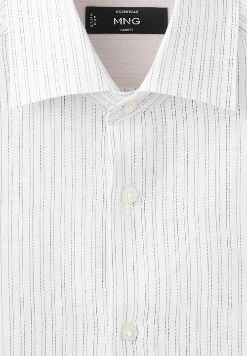 MANGO - Shirt Tucanr - Whiite