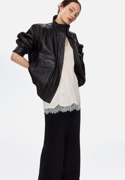 H&M - Bootcut tailored trousers - black