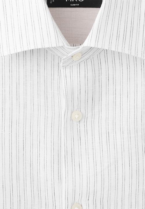 MANGO - Shirt Tucanr - Whiite