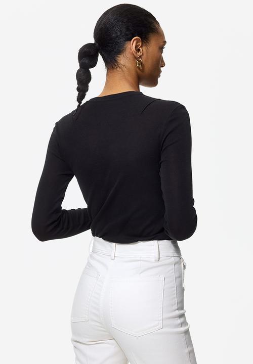 H&M - Flared ankle-length trousers - white