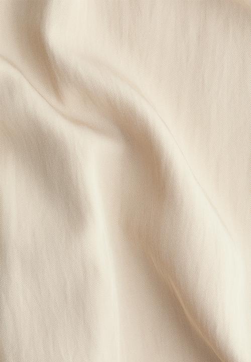 H&M - Twill pull-on trousers - light beige